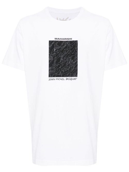 Logo-print cotton T-shirt - White