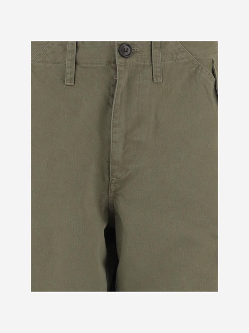 Check Cargo Pants — Green