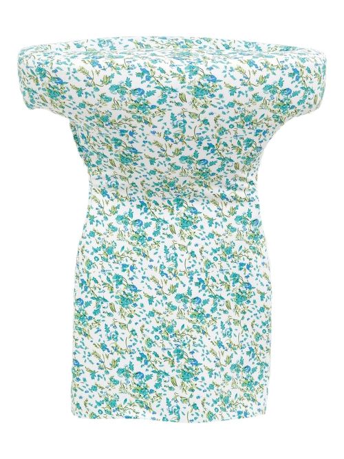 Duran Lantink padded mini dress - White
