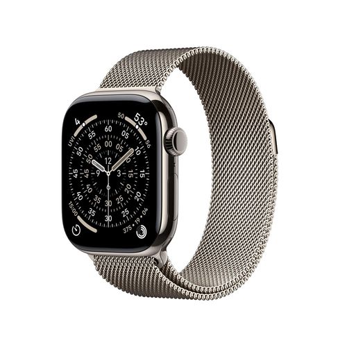 Watch Series 11 GPS + Cellular 46mm Titanium Case:- Natural