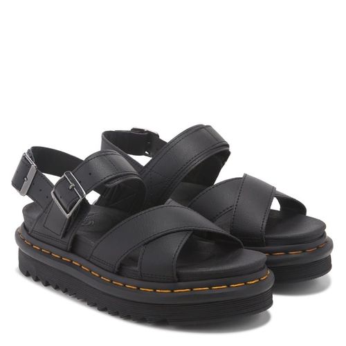 Women's Voss II Platform Sandals (Black Leather)