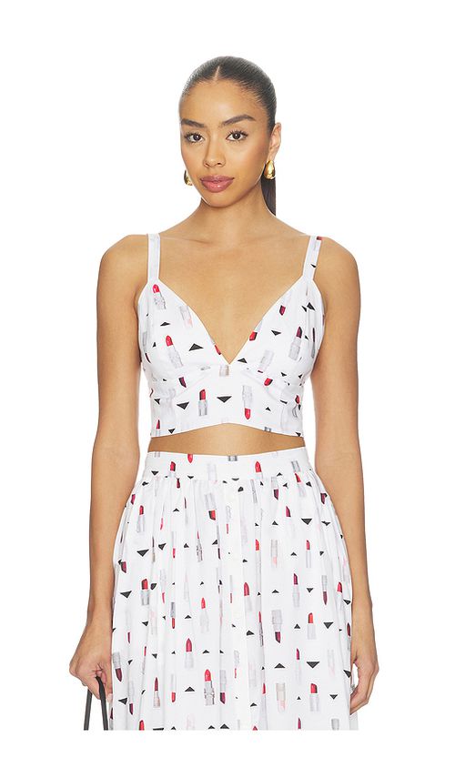 L'AGENCE Kaori Bralette in White. XXS. Also in XS, S