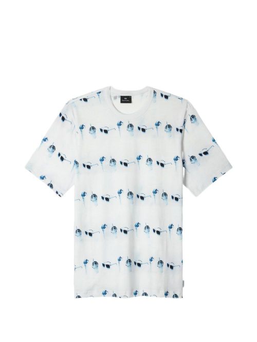 Printed cotton t-shirt