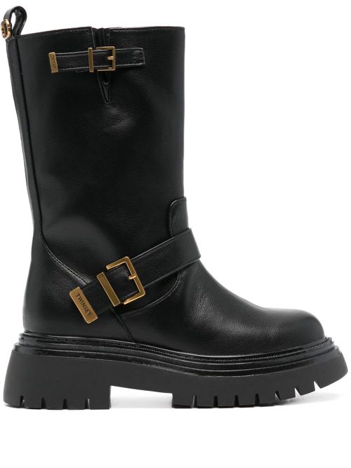 TWINSET 여성 Biker Boot 242TCP042 00006 BLACK