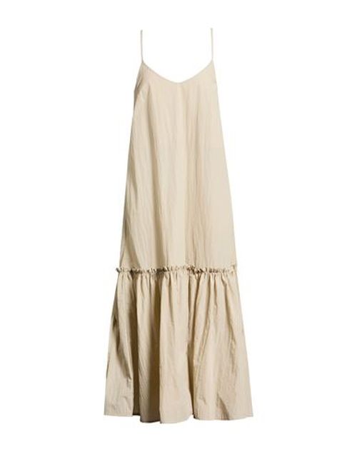 Woman Maxi dress Beige Size 2 Polyamide