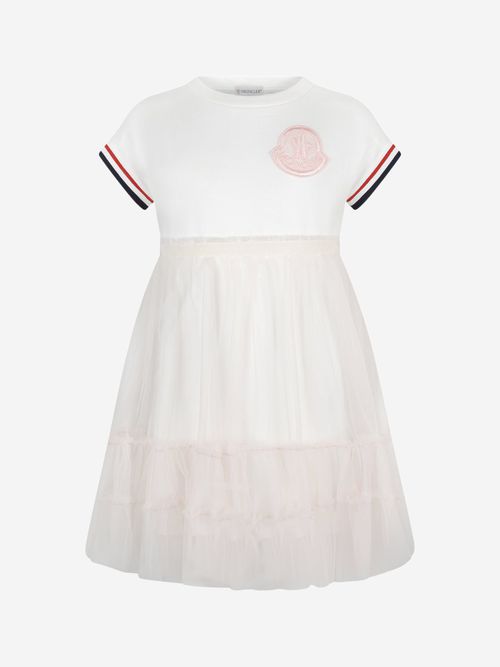 Girls Jersey & Tulle Dress