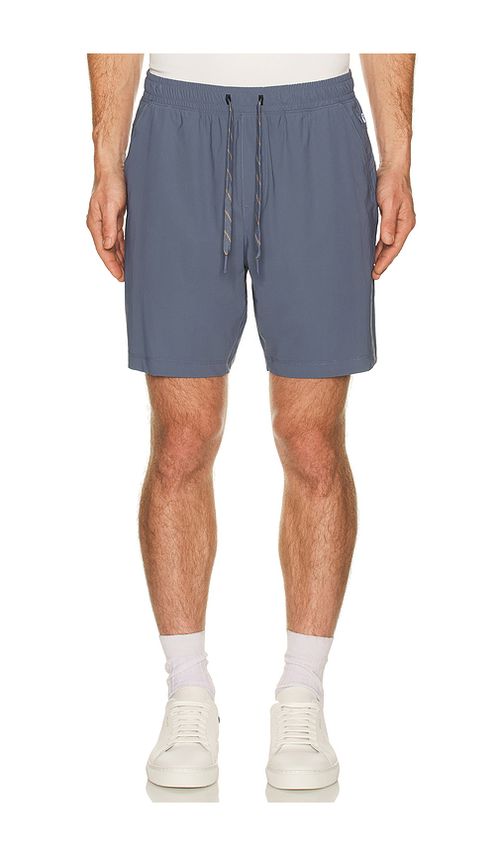 Rhone 7 Pursuit Short Unlined in Blue. L. Also in M, S, XL/1X, XXL/2X