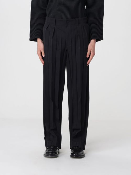 Pants Men color Black