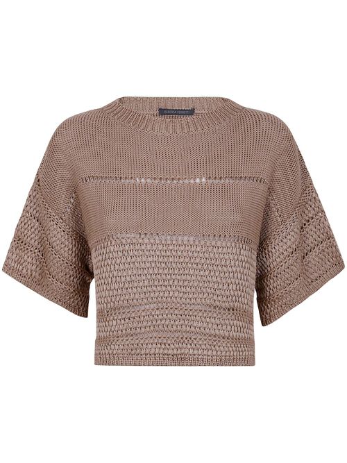 Ribbon sweater - Neutrals