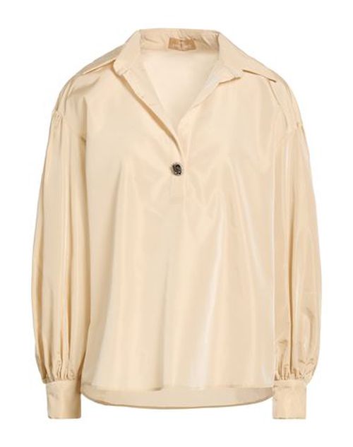 Woman Top Beige Size 4 Acrylic, Polyester