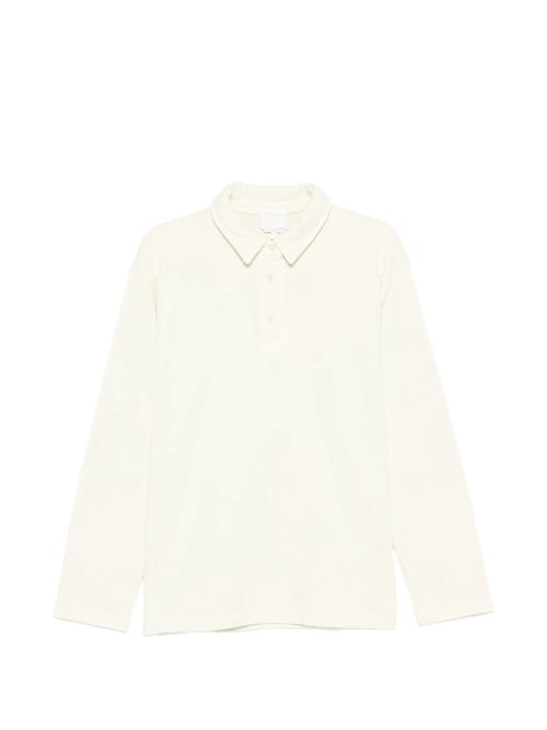 A. p.c. Women's Long-Sleeve Polo Shirt with Button Front