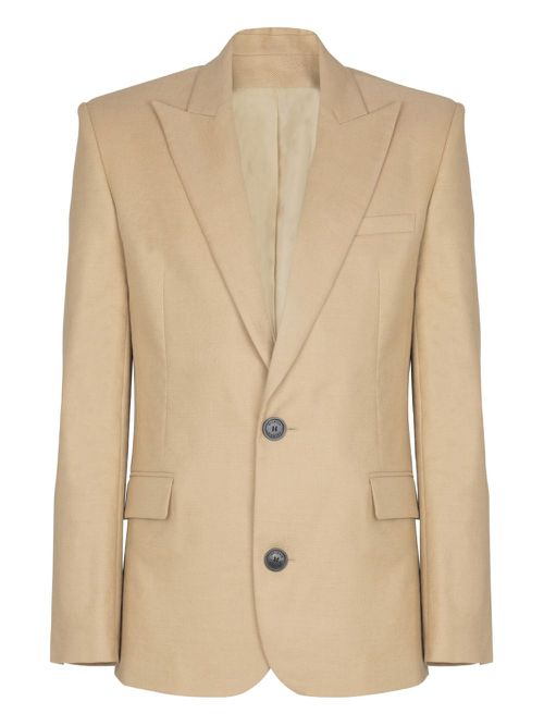 Canvas blazer - Neutrals