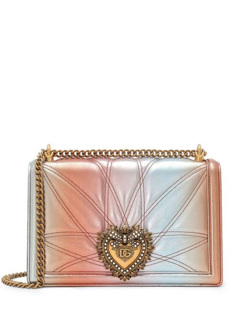 Devotion leather crossbody bag - Orange