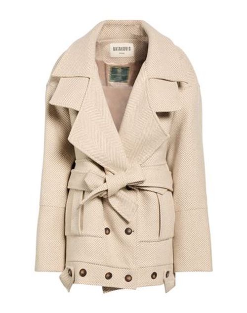 Woman Coat Beige Size S Wool, Cashmere