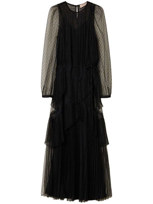 Tulle maxi dress - Black