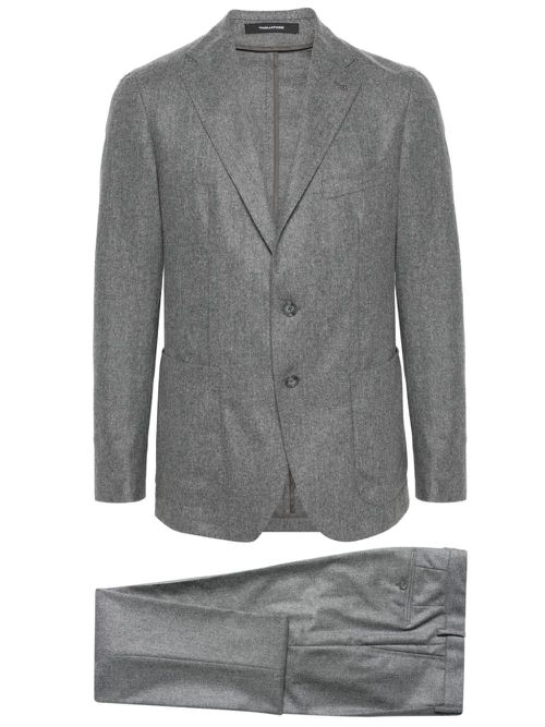 Single-breasted wool suit - Grey