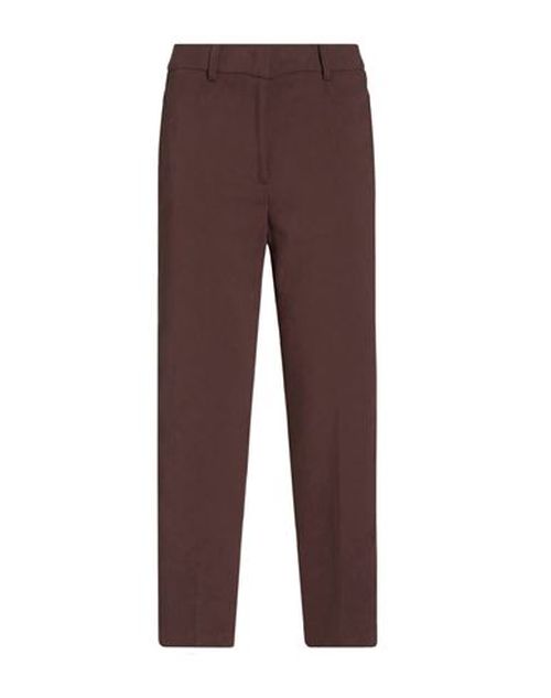 Woman Pants Chocolate brown Size 8 Polyester, Viscose, Elastane