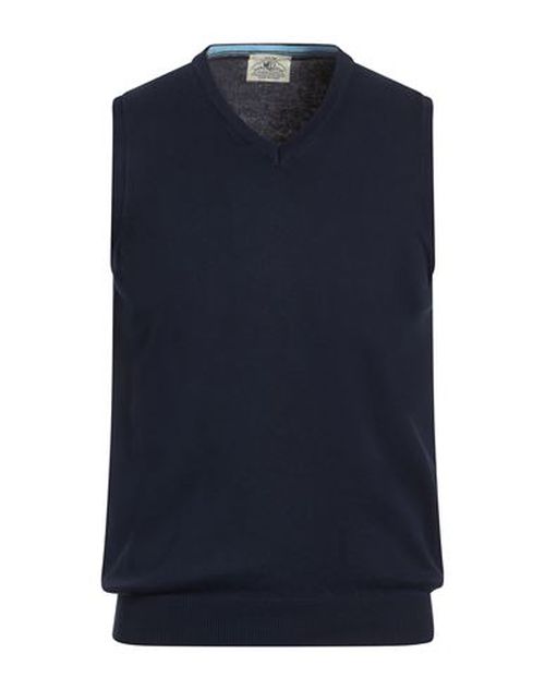 Man Sweater Navy Size 36 Cotton