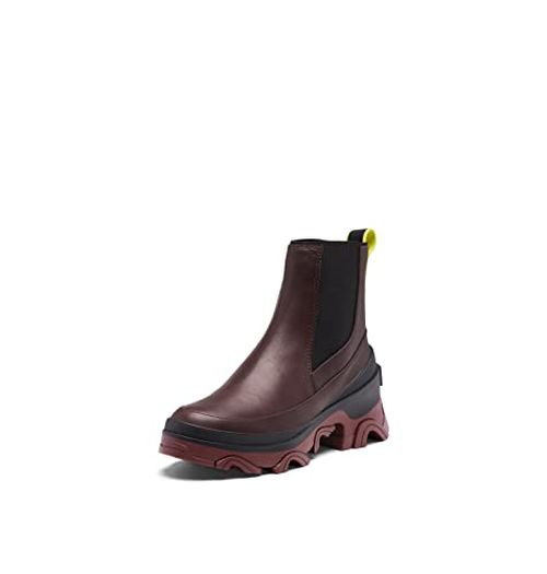 Sorel Women's Brex Chelsea Waterproof Boot - New Cinder, Black