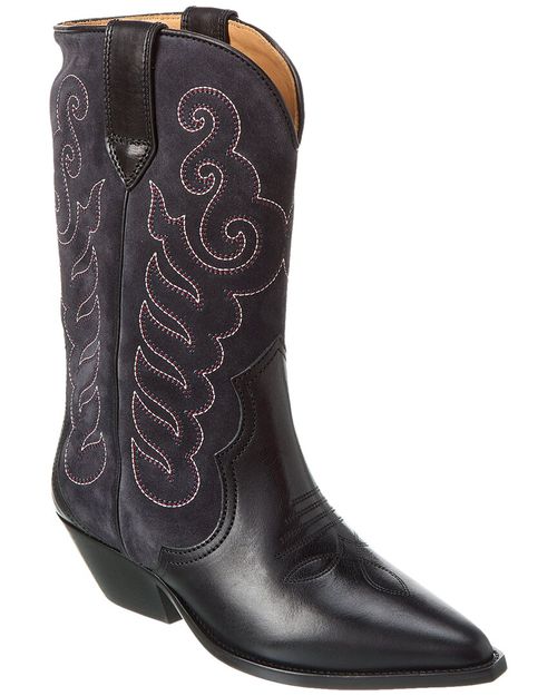 Duerto Leather & Suede Cowboy Boot
