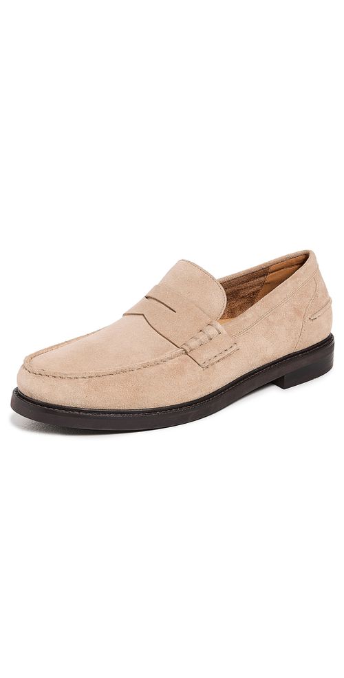 Pinch Prep Penny Loafers Ch Birch Beige Suede/Ch Dark