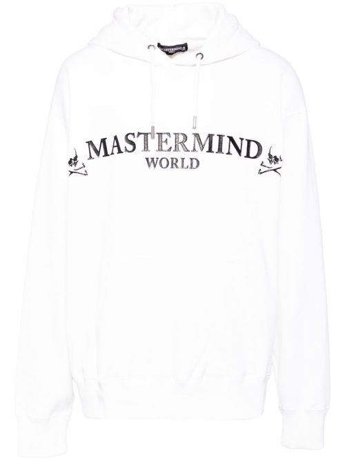 Logo-print hoodie - White