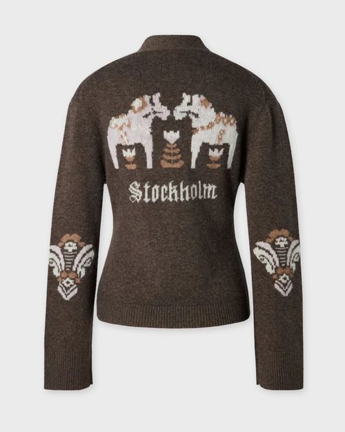 Cloeys Cardigan Stockholm Brown