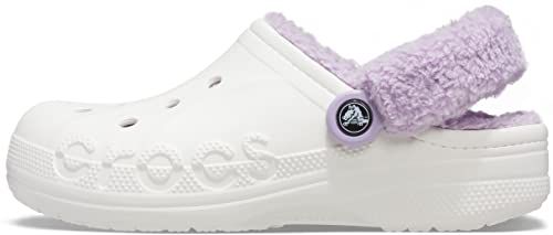 Crocs Unisex-Adult Baya Lined Fuzz Strap Clogs