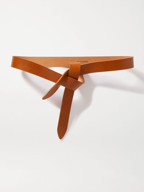 Lecce Leather Belt - Brown