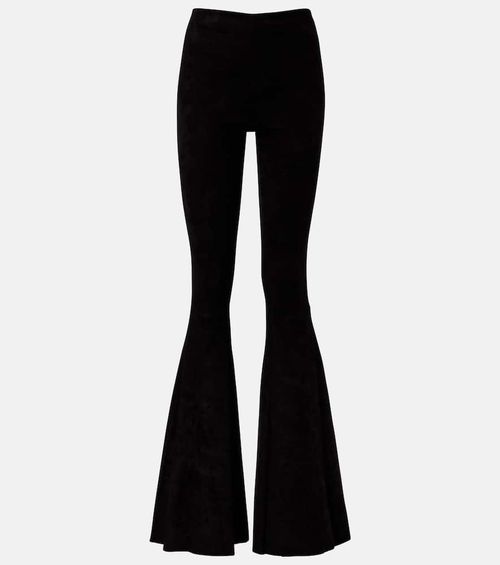 Cherilyn suede flared pants