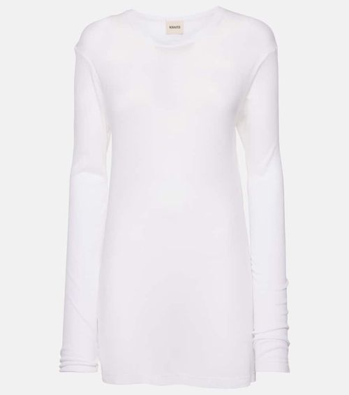 Morton ribbed-knit top