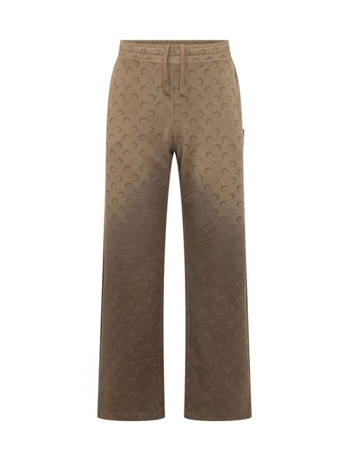 Brown Relaxed Drawstring Pants