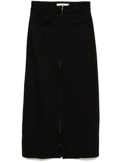 Zip-up skirt - Black