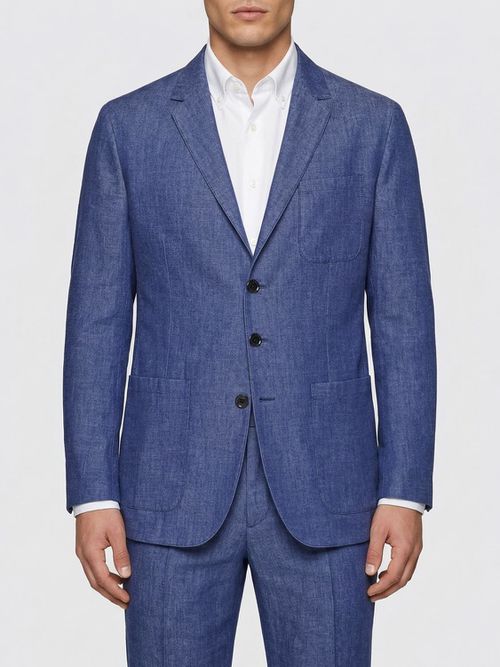 Jacket Men color Blue