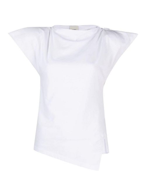 Sebani padded asymmetric t-shirt