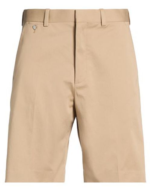 Man Shorts & Bermuda Shorts Sand Size 36 Cotton, Elastane