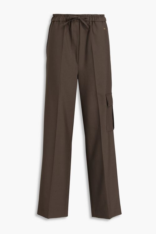 Wool-blend cargo pants - Brown - FR 34