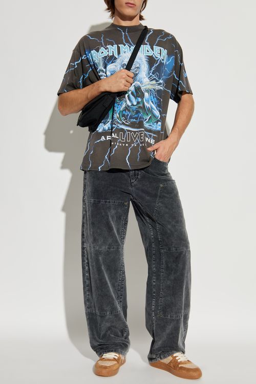 T-shirt With Print, Men's, Grey