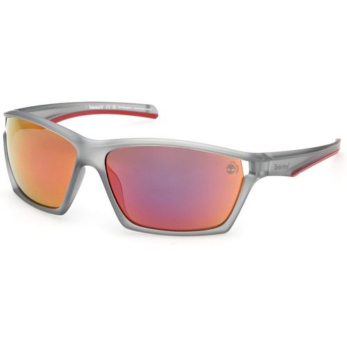 Timberland Hombre Timberland TB00055 20D Gafas de sol Inyectado Gris Fumar Cuadrada Polarizado