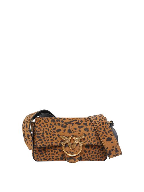 Mini Leopard Suede Slouchy Bag
