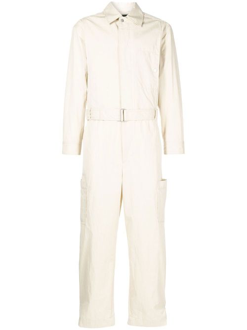 Long-sleeve jumpsuit - Neutrals