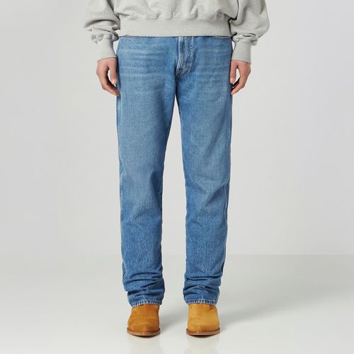 Regular denim pants blue