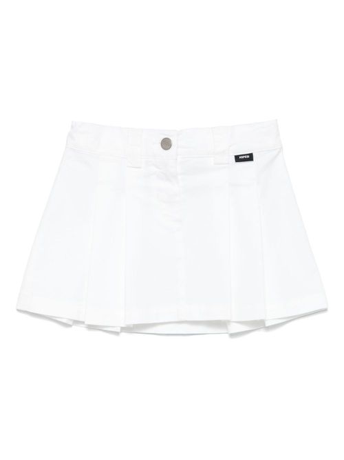 Pleated skirt - White