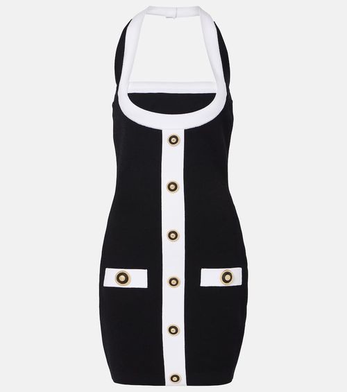 Halterneck minidress