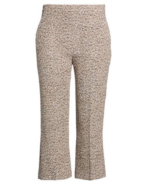 Woman Pants Beige Size 12 Virgin Wool, Cashmere
