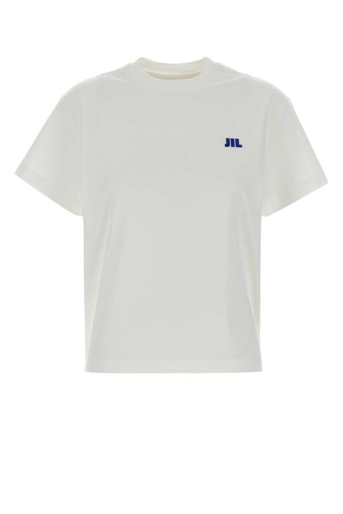Logo-Embroidered Cotton T-Shirt — White