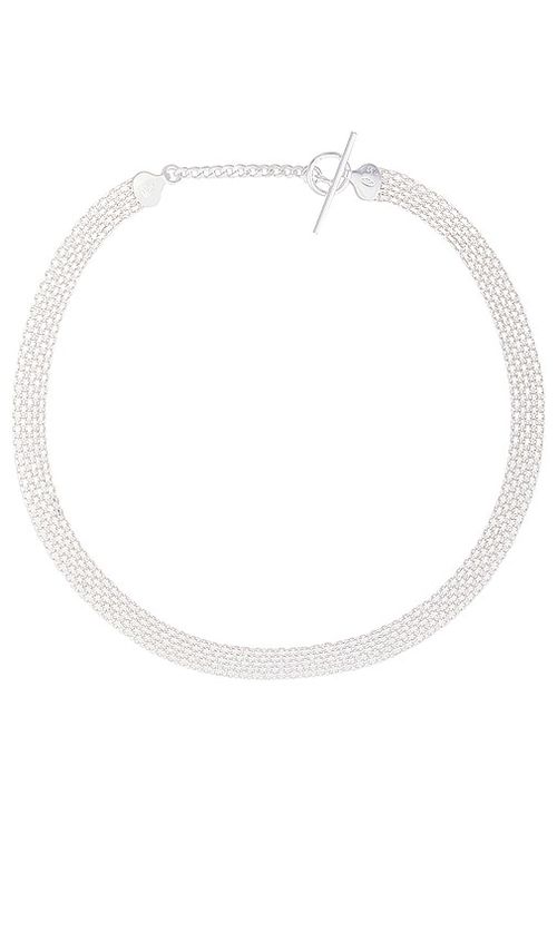 Loren Stewart Chainmail Necklace in Sterling Silver - Metallic Silver. a