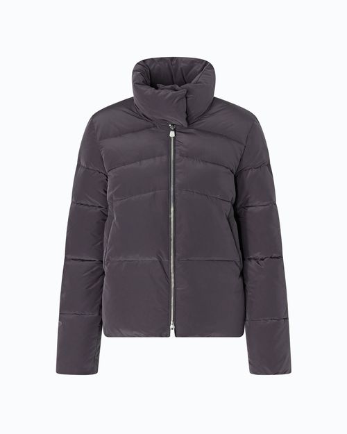 Pea coat in water-repellent technical canvas - 36