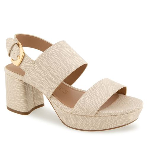 Women's Camilia Platform Sandals (Stone Lizard Embossed Fx Lthr)