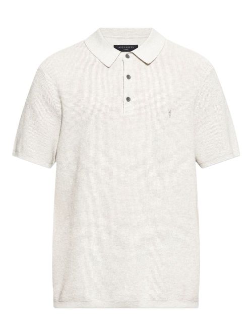 Aspen textured polo shirt - Neutrals
